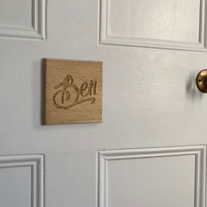 Bedroom Sign | Small Wooden Signs