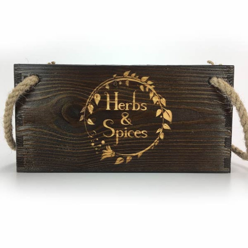 Rustic Storage Box With Rope Handles - Etsy UK