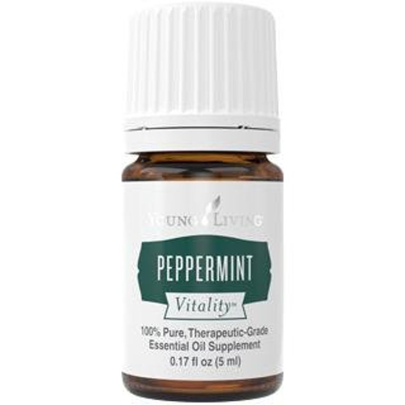 Young Living Peppermint Vitality 5ml Premium Essential Oil Etsy
