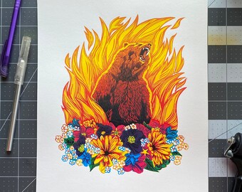 Good For Her, a Screenprint inspired by Midsommar