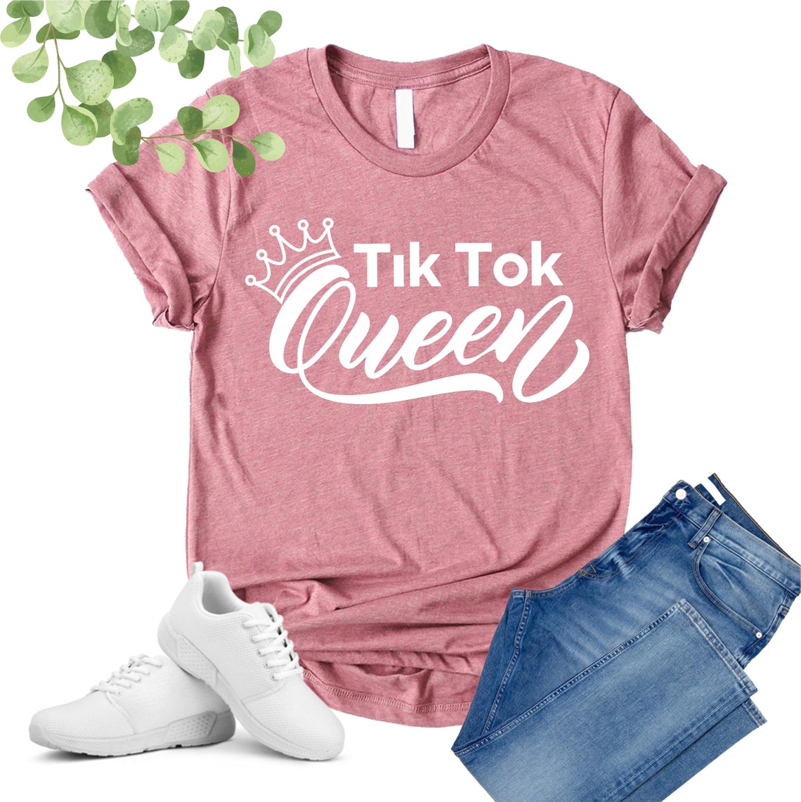 Tik Tok Queen Shirt Tik Tok Lover Tiktok Gift for Tiktok Etsy