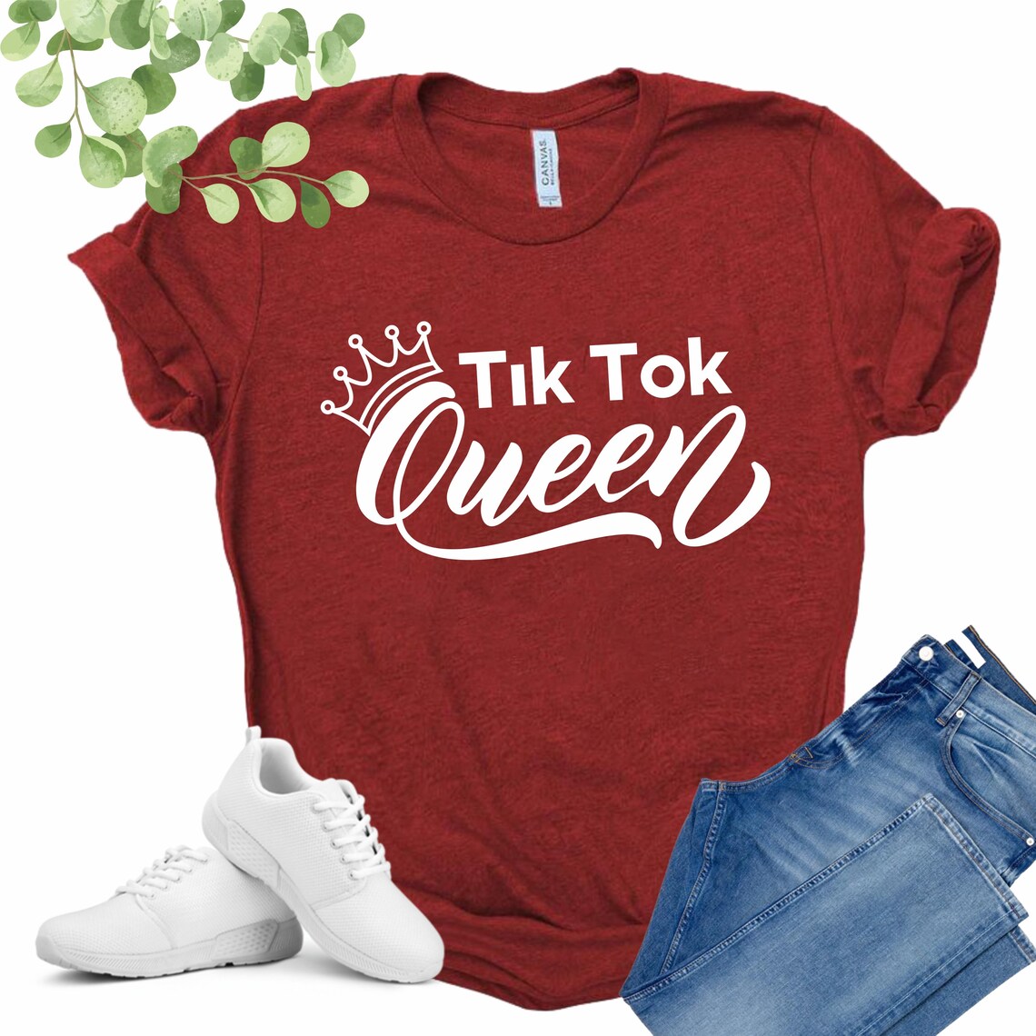 Tik Tok Queen Shirt Tik Tok Lover Tiktok Gift for Tiktok Etsy
