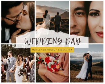 Wedding Presets, Lightroom Presets, Wedding Photography, Instagram Presets, Bride Presets, Desktop Lightroom + Mobile Presets + Camera Raw