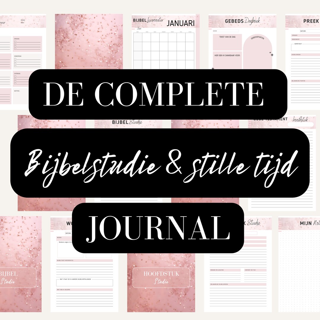 The Complete Bible Study and Quiet Time Journal | Bible Journal ...
