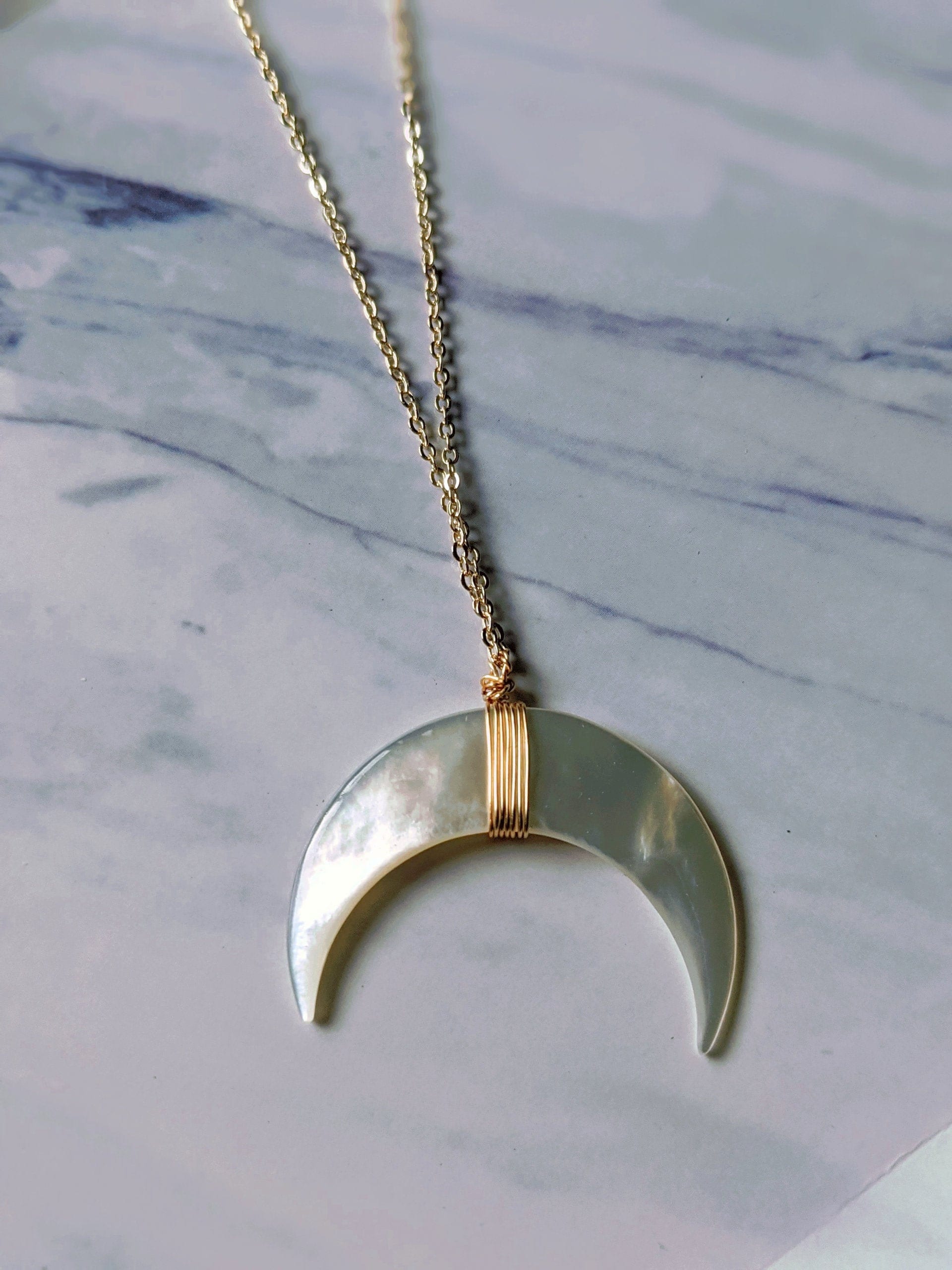 Moon Pearl Necklace
