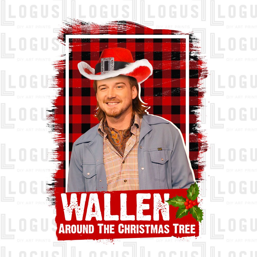 Wallen Around the Christmas Tree Wallen Christmas Etsy