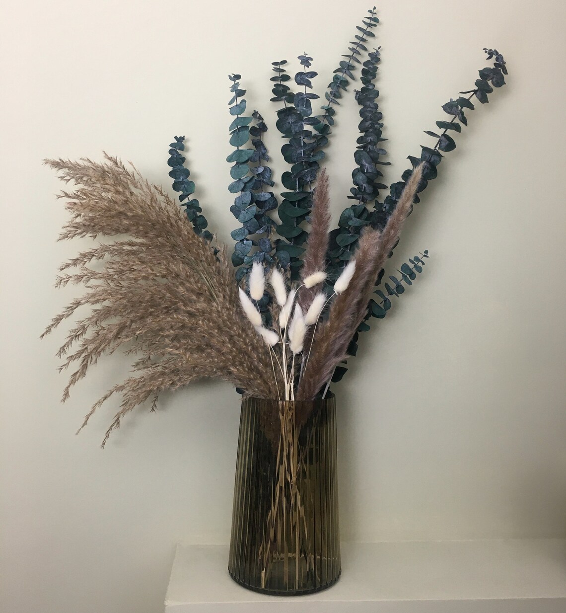 UK Pampas Grass Bouquet Natural Pampas Grass Preserved Etsy