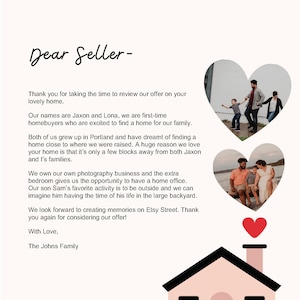 Editable Buyer Offer Letter DIGITAL image 1