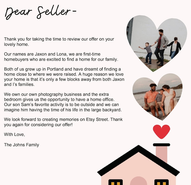 Editable Buyer Offer Letter DIGITAL image 2