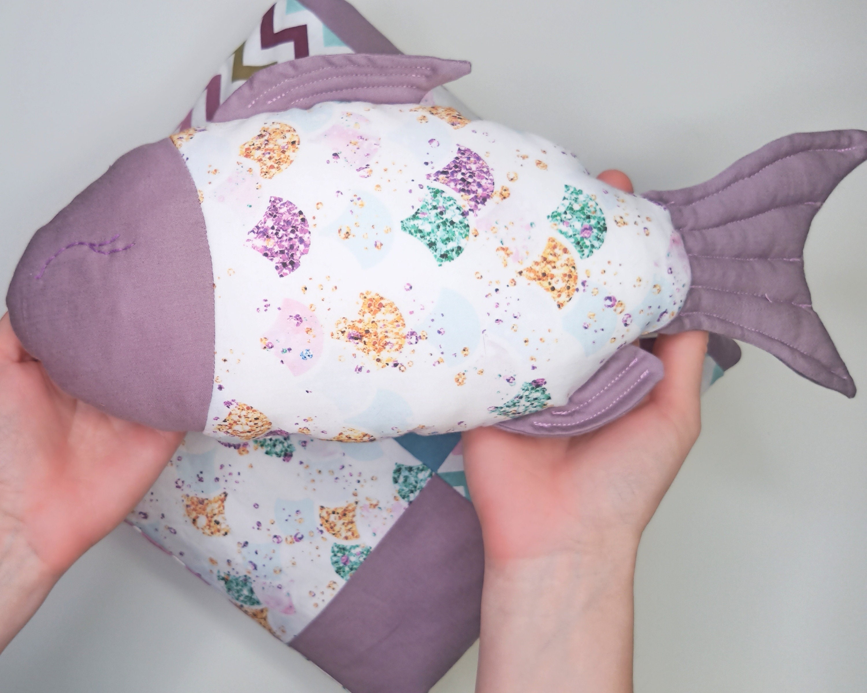 Soft toy fish sewing tutorial Stuffed animal PDF pattern Etsy