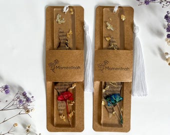 Lesezeichen aus Kunstharz | Einzelstücke | Sofortkäufe Resin Bookmarks | verschiedene Varianten mit Booklover - Schrift