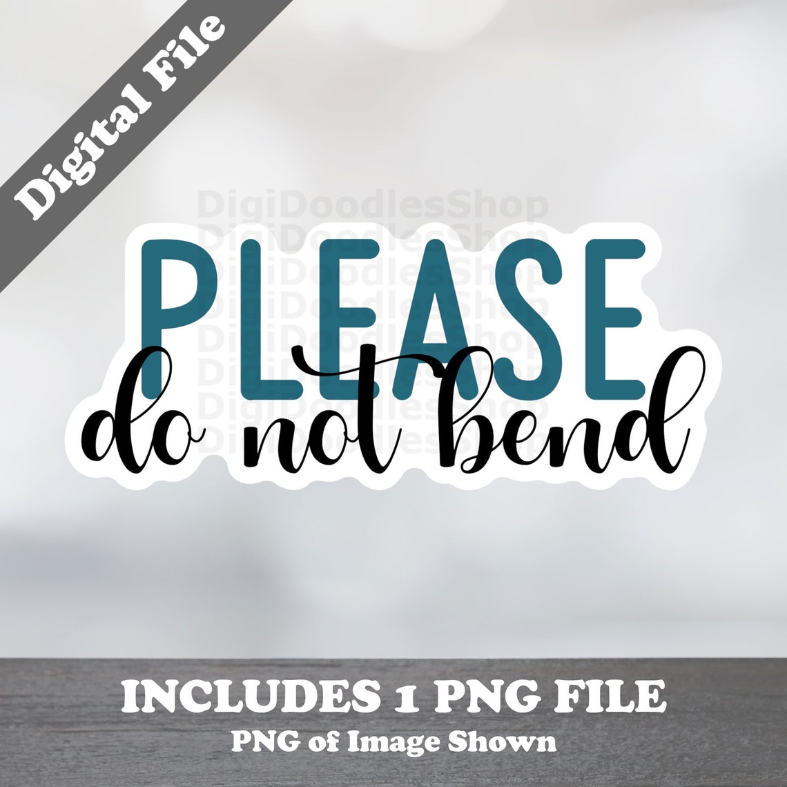 Please Do Not Bend PNG Printable Sticker Design Envelope Sticker ...