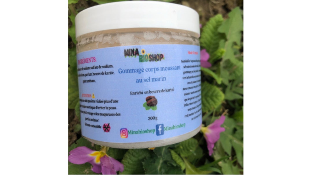 Foaming Body Scrub With Sea Salt - Etsy