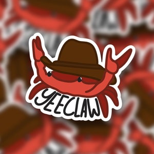Yeeclaw Sticker | Laptop Sticker | Water Bottle Stickers | Journal Sticker | Vinyl Sticker | Funny Sticker | Meme Sticker
