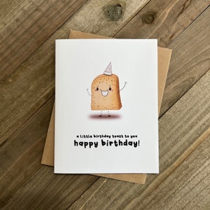 Funny Happy Birthday Card | Birthday Card | | Punny Birthday Card | Cute Birthday Card | Birthday Gift For Her or Him