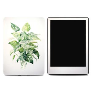 Watercolor Monstera Leaves Kindle Skin | Kindle Paperwhite Skins | Kindle Stickers | Kindle Skins | Paperwhite Decal