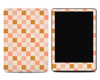 Retro Checkered Kindle Skin | Kindle Paperwhite Skins | Kindle Stickers | Kindle Skins | Paperwhite Decal