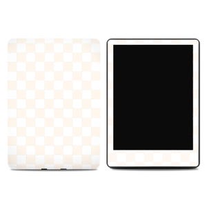 Eggshell Checkered Kindle Skin | Kindle Paperwhite Skins | Kindle Stickers | Kindle Skins | Paperwhite Decal