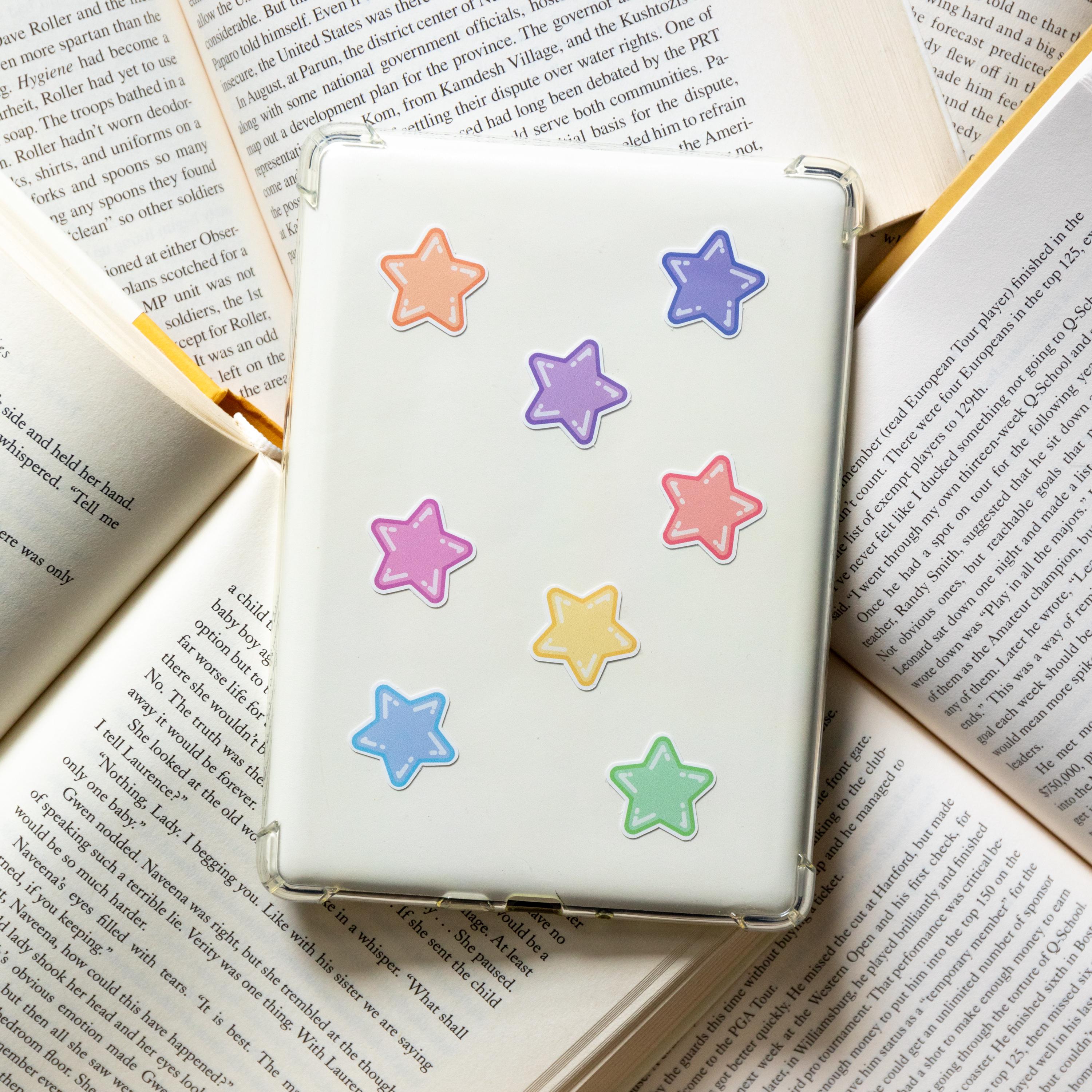 Star Mini Stickers | Mini Stickers For Kindle | Kindle Filler Stickers | Bookish Stickers