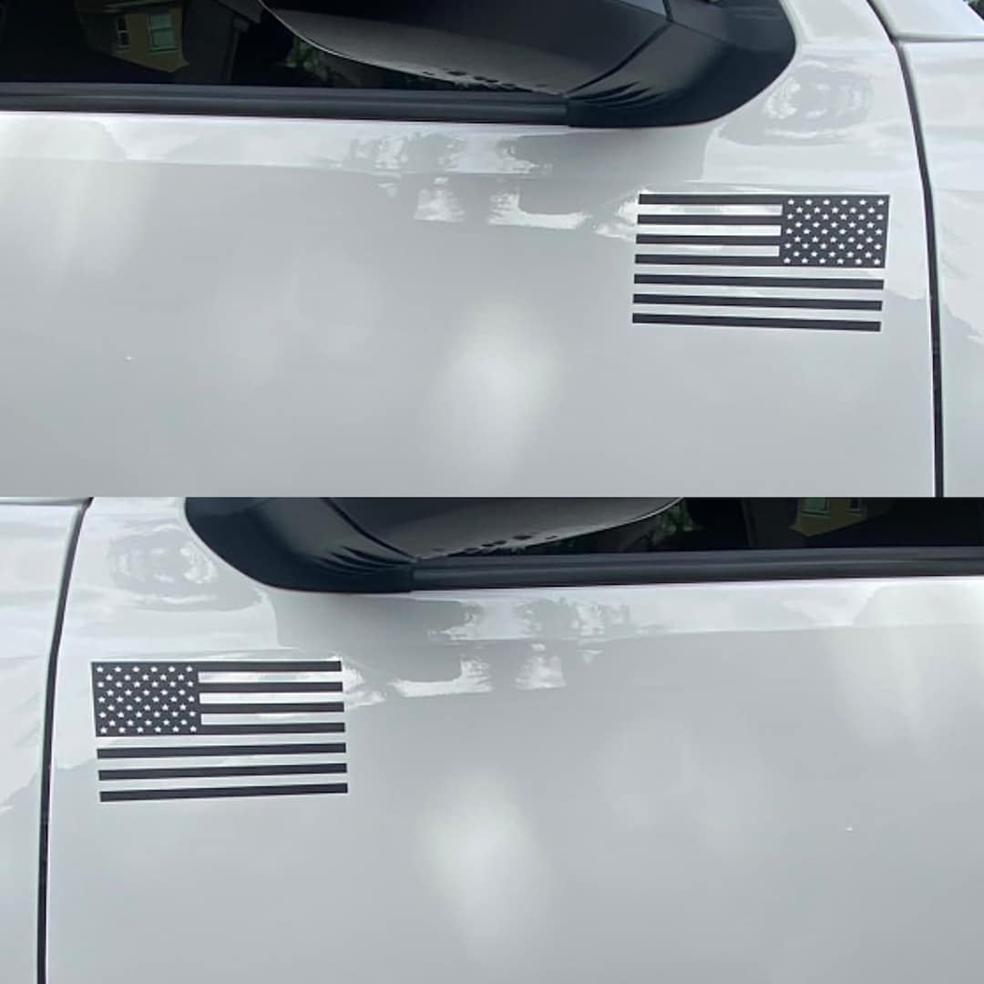 American Flag Car Truck SUV Decal | Side Door Flag Decals | Large US