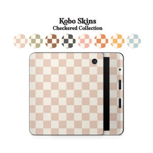 Checkered Kobo Skins | Kobo Libra Colour Skins | Kobo Clara Colour Skins | Kobo Skin