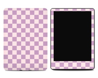 Purple Checkered Kindle Skin | Kindle Paperwhite Skins | Kindle Stickers | Kindle Skins | Paperwhite Decal