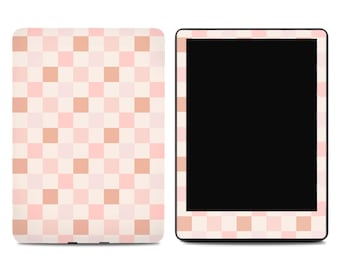 Pink Retro Checkered Kindle Skin | Kindle Paperwhite Skins | Kindle Stickers | Kindle Skins | Paperwhite Decal