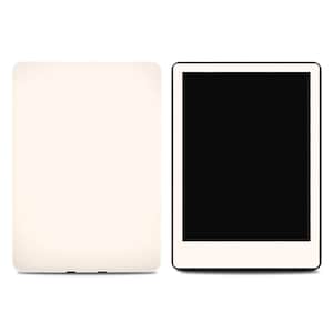 May include: Two e-readers side by side. The e-reader on the left has a white screen and the e-reader on the right has a black screen.