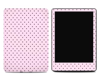 Blush Polka Dot Kindle Skin - Matte Pastel Design