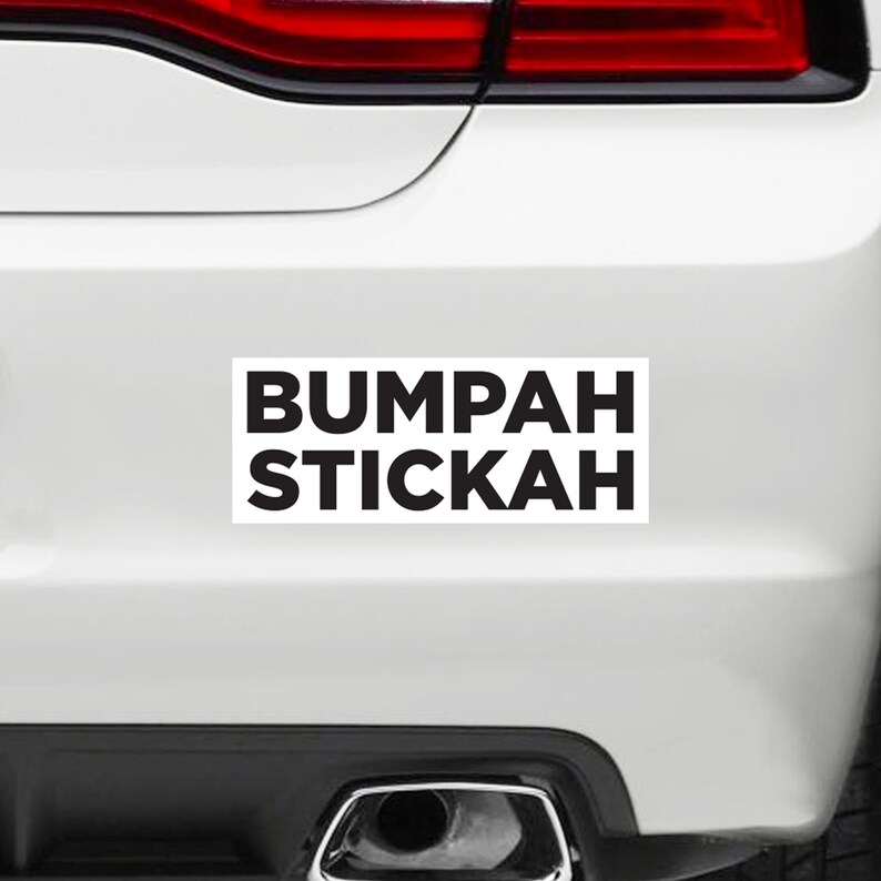 Sticker Rabaah Bumpah Stickah Bumper Sticker | Weather Resistant Vinyl Decal - Etsy