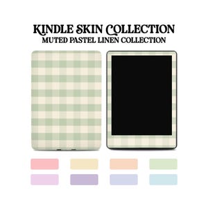 Muted Pastel Linen Kindle Skin | Kindle Paperwhite Skins | Kindle Stickers | Kindle Skins | Paperwhite Decal | Multiple Colors Available!