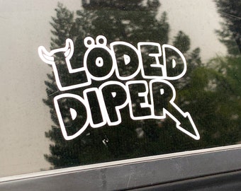 Sticker Voiture Löded Diper