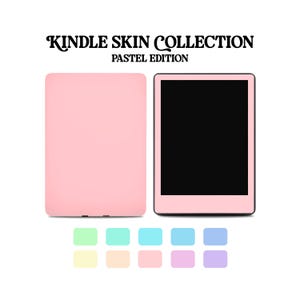 Pastel Kindle Skins | Kindle Paperwhite Skins | Kindle Stickers | Kindle Skins | Paperwhite Decal | Multiple Colors Available!