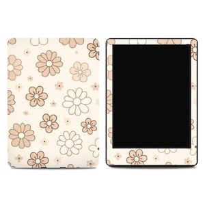 Beige Daisy Kindle Skin | Kindle Paperwhite Skins | Kindle Stickers | Kindle Skins | Paperwhite Decal