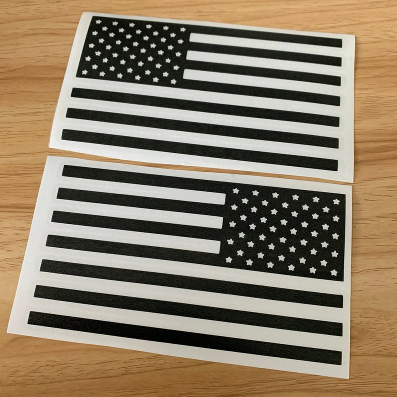 Set of 2 American Flag decal large US flag vinyl decal sticker US flag Flag decal large vinyl decal flag