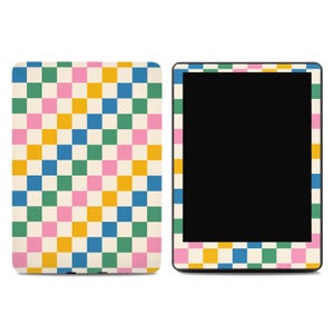 Summer Garden Retro Kindle Skin: Precision Ereader Skin with Clean Matte Finish
