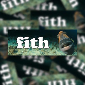 Bumper Sticker | Fith | Meme Sticker | Water Resistant Vinyl Sticker