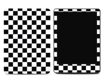 Black and White Checkered Kindle Skin | Kindle Paperwhite Skins | Kindle Stickers | Kindle Skins | Paperwhite Decal