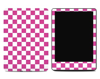 Pink Checkered Skin | Kindle Paperwhite Skins | Kindle Stickers | Kindle Skins | Paperwhite Decal