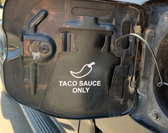 Tacoma Taco Sauce Sticker - Vinyl Decal for Trucks, Outdoor Durable