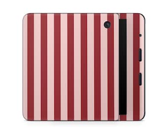 Vintage Cherry Stripes kobo Skin – Elegant Pattern Ereader Sticker