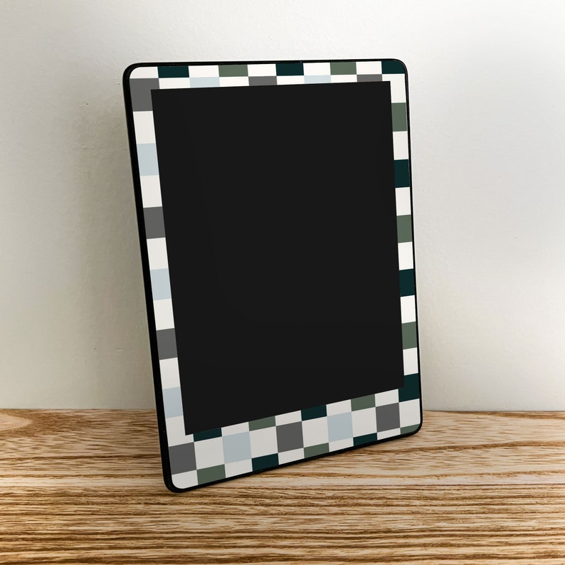 Colorful Retro Checkered Kindle Skin Rainy Spring Skin Kindle Paperwhite Skins Kindle Stickers Kindle Skins Paperwhite Decal image 5