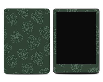 Monstera Kindle Skin: Emerald Ivy Minimalist Leaf Wrap Forest Design
