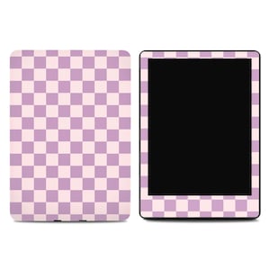 Purple Checkered Kindle Skin | Kindle Paperwhite Skins | Kindle Stickers | Kindle Skins | Paperwhite Decal