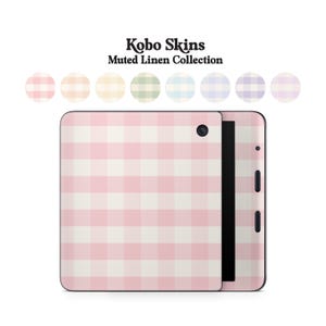 Muted Linen Kobo Skin: Full Wrap Adhesive - Kobo Libra/Clara Colour