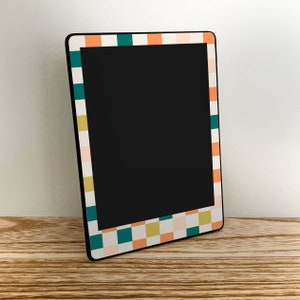 Retro Checkered Kindle Skin Kindle Paperwhite Skins Kindle Stickers Kindle Skins Paperwhite Decal image 5