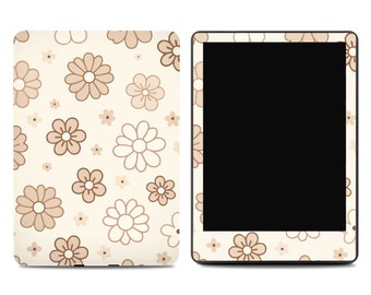 Beige Daisy Kindle Skin | Kindle Paperwhite Skins | Kindle Stickers | Kindle Skins | Paperwhite Decal