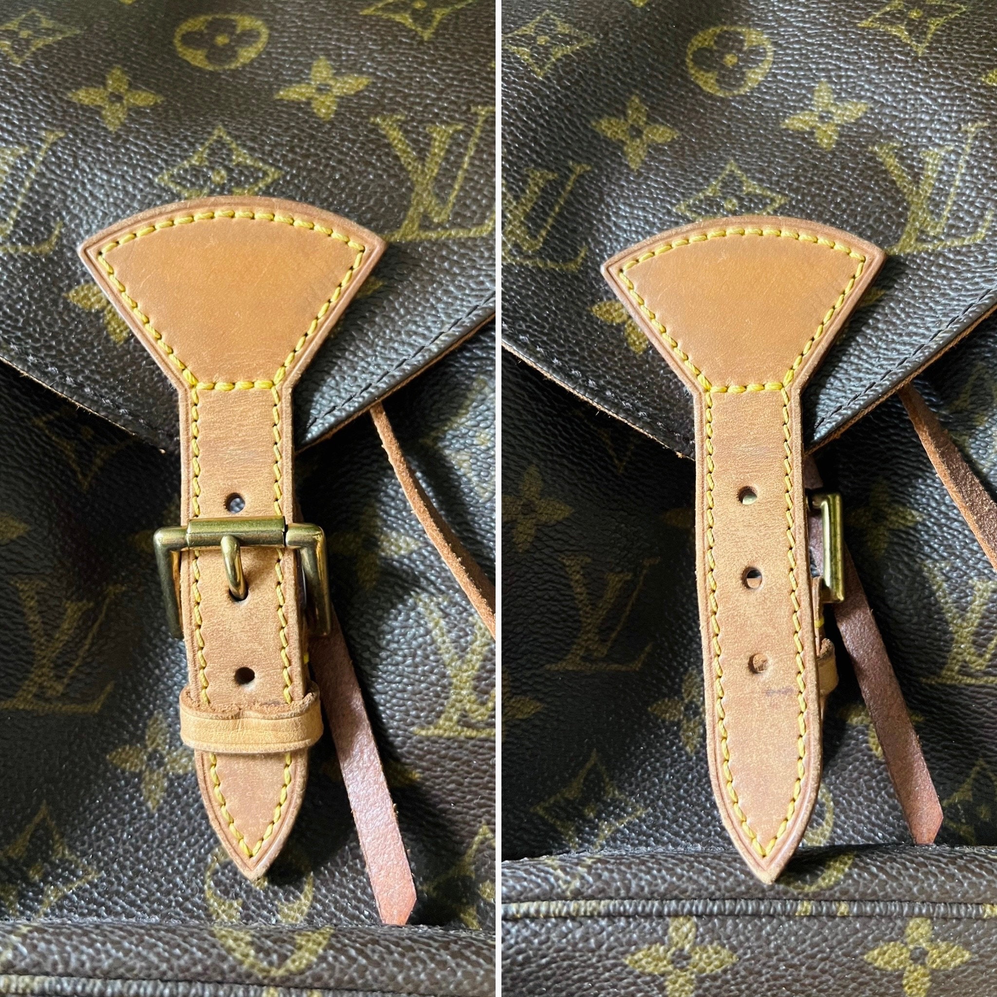 Authentic Louis Vuitton Montsouris MM Monogram Vintage Backpack - Etsy