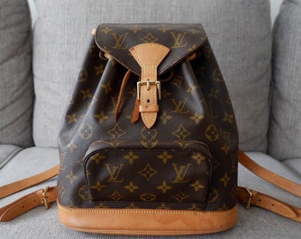 louis vuitton backpack etsy