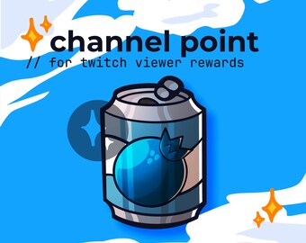jagoda jagoda napój gazowany pop kanał twitch punkt // kawaii hydrat emotikon, emoji napoju owocowego, napój gazowany, ikona nagrody twitch, urocze odznaki subskrybentów
